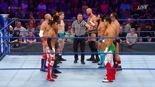 Ten of the best Cruiserweights in the WWE battled in the Captain's Challenge