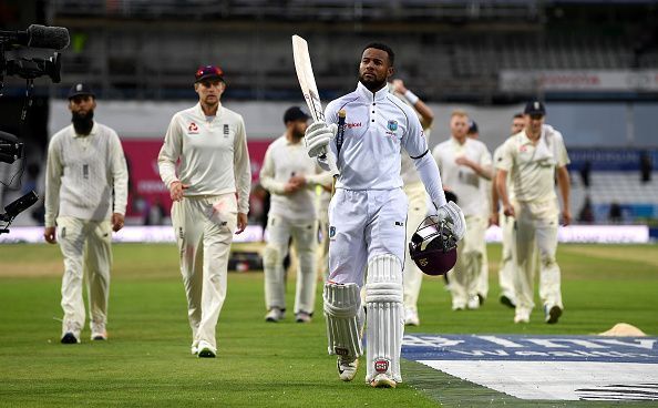 Shai Hope scored twin centuries in the Headingley Test and led West Indies to a win