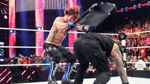 Not the first time Reigns was brutalized with a steel chair