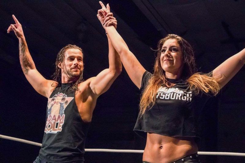 Adam Cole and Britt Baker