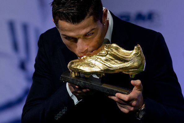 Cristiano Ronaldo Receives the Golden Boot Award