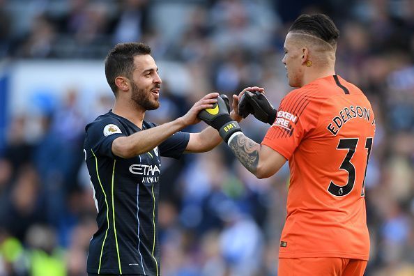 Bernardo Silva (left)