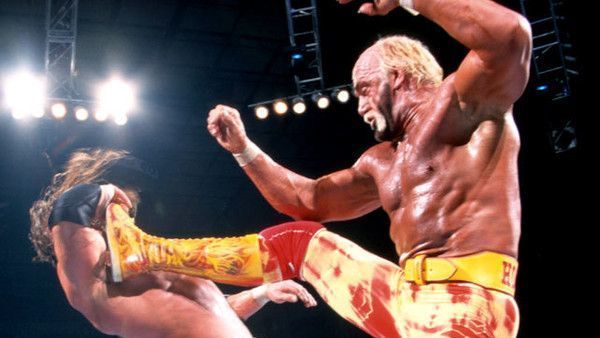 Hulk Hogan upset Triple H to win a joint record sixth WWE Championship