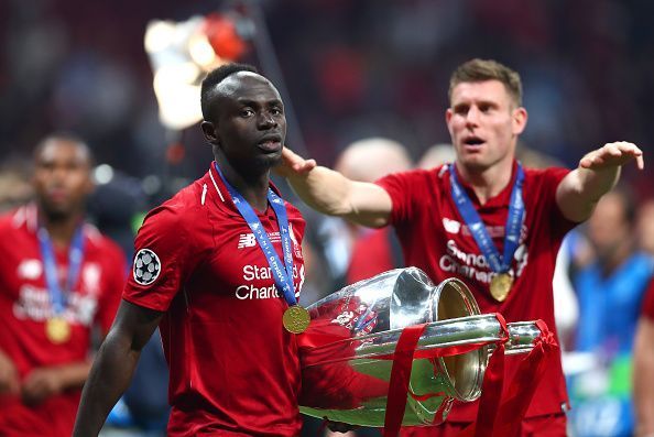 Sadio Mane (left).