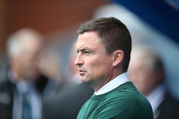 Hibs boss Paul Heckingbottom is in trouble