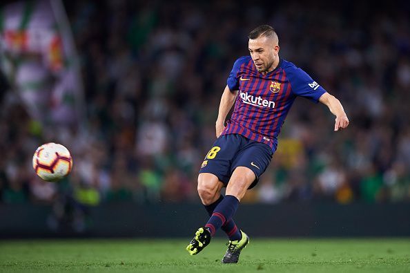 Alba would have competition at left-back