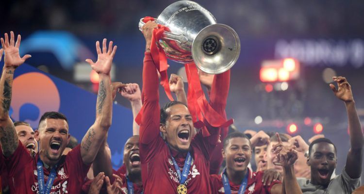 Van Dijk won the Champions League with Liverpool last season