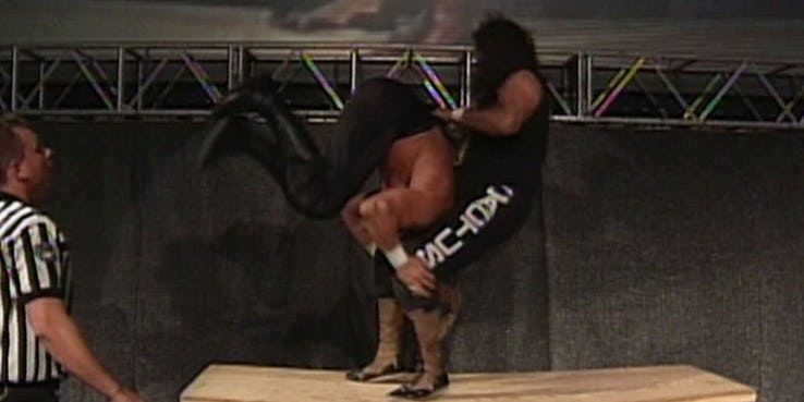 Cactus Jack decimated a young Triple H inside the World&#039;s Most Famous Arena to get a win on Monday Night RAW in 1997.