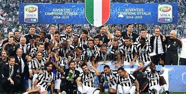 Juventus lifted their 31st Serie A title in 2014-15