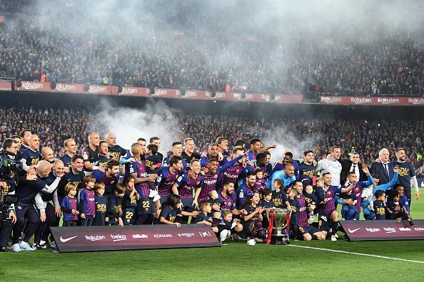 Barcelona are the reigning LaLiga champions