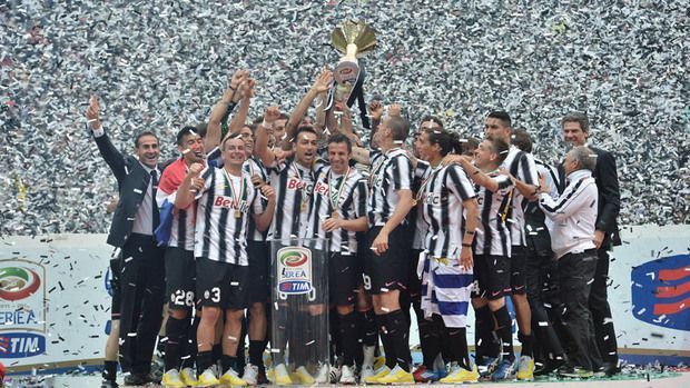 Juventus celebrate their 28th Serie A title in 2011-12