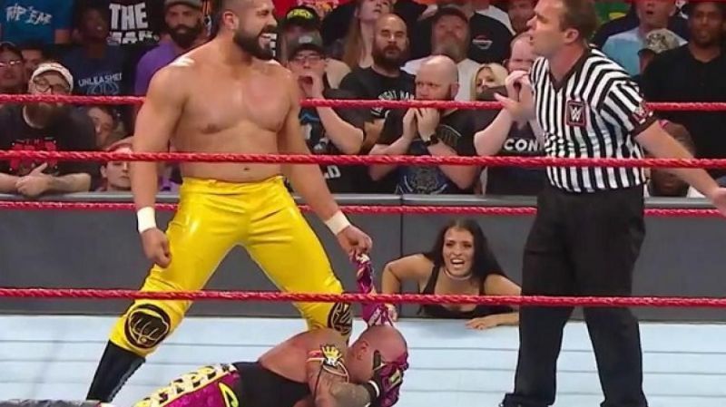 Andrade and Rey Mysterio are battling it out on a regular basis
