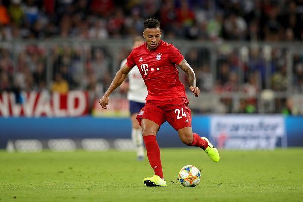 Corentin Tolisso is a combative midfielder