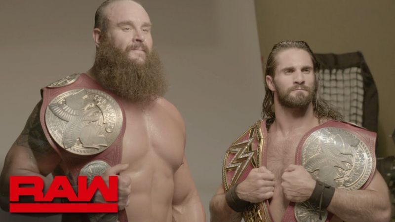 Braun Strowman and Seth Rollins won the Raw Tag Team Titles in historic fashion