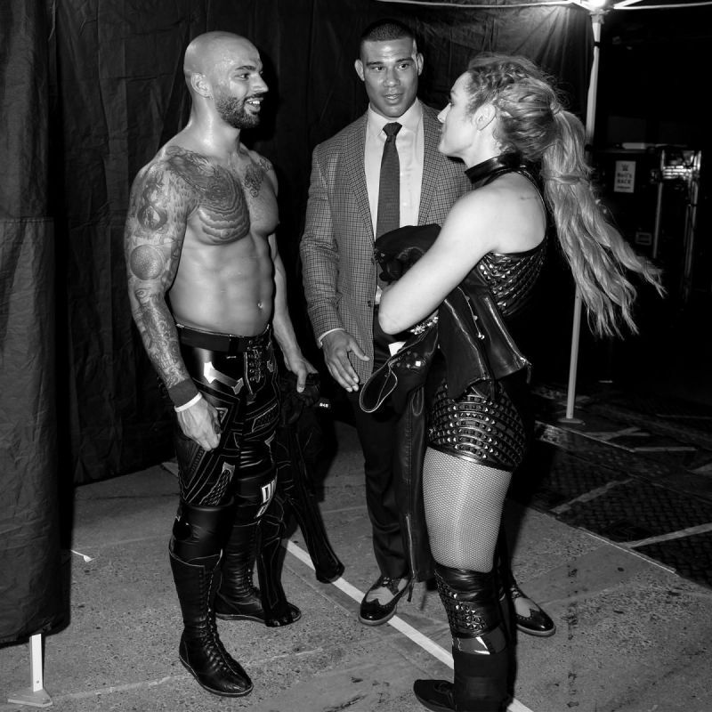 Ricochet, Becky Lynch and Jason Jordan