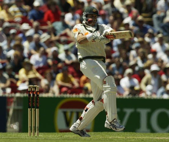 Matthew Hayden in action