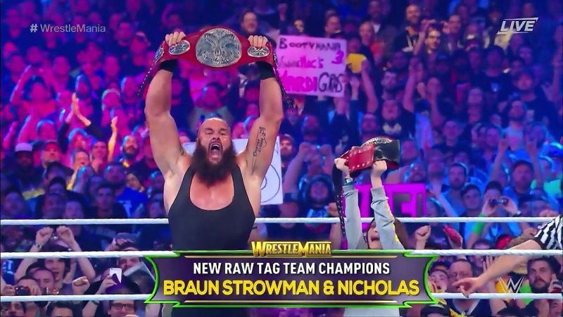 Strowman briefly held the RAW Tag Team Titles but will need a new partner if he tries again.