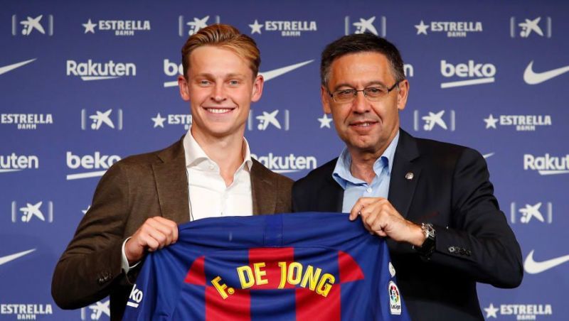 Barcelona signed Frenkie de Jong this summer