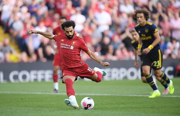 Mohamed Salah will look to build on his brace against Arsenal last weekend.