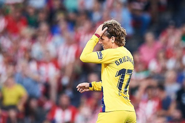 Antoine Griezmann failed to impress on his competitive debut for the Catalans