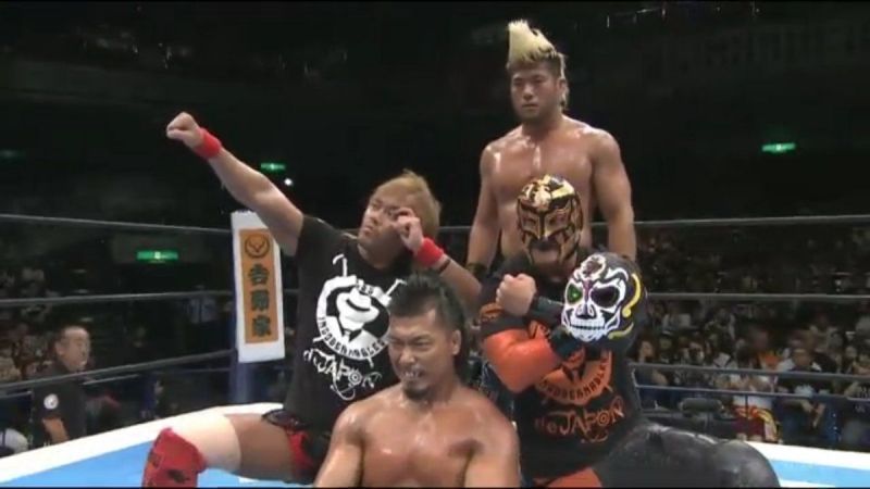 Los Ingobernables de Japon pictured above without member Evil