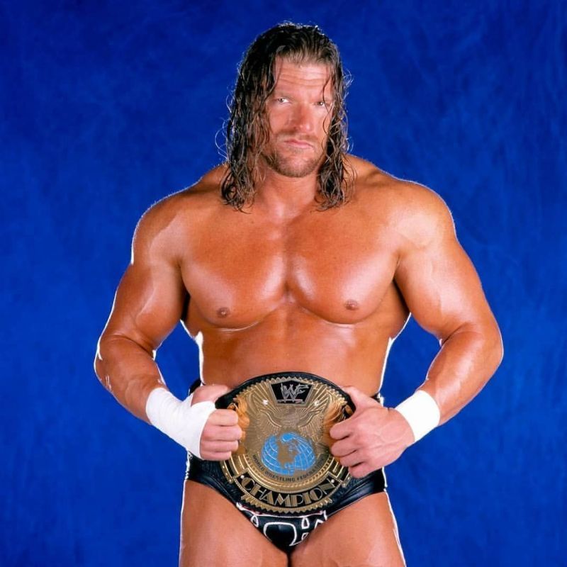 Triple H: Wrestled up a storm as WWE Champion in 1999-2000