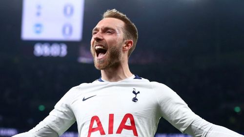 Tottenham midfielder Christian Eriksen