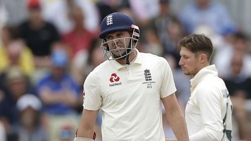 James Anderson in action against Australia