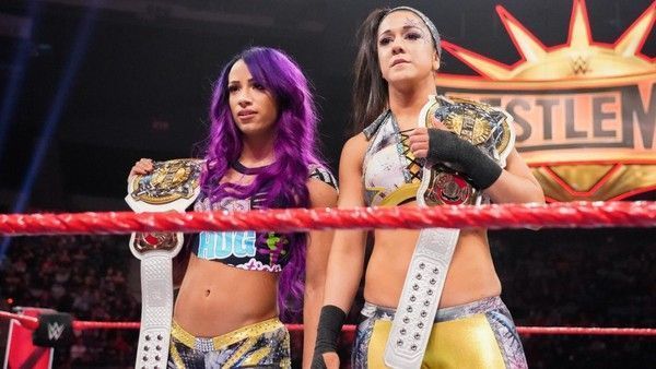 Sasha Banks and Bayley