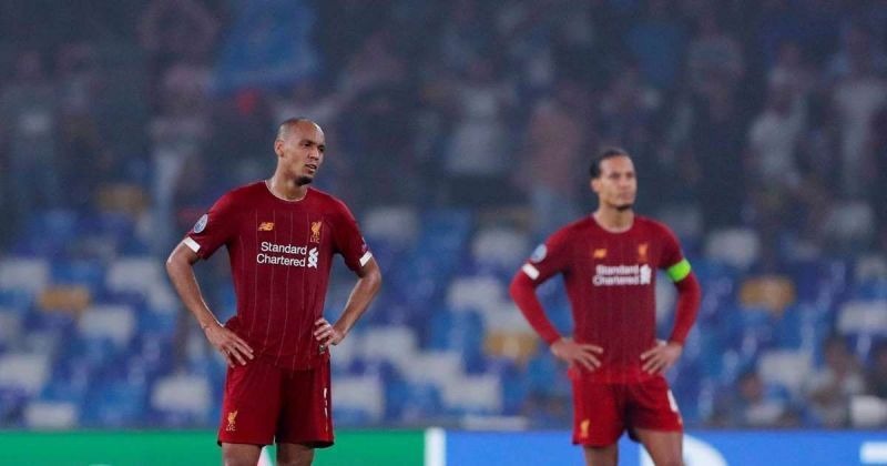 Defending champions Liverpool fell to a 0-2 defeat at Napoli