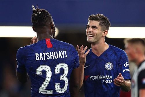 Christian Pulisic featured in the EFL Cup for Chelsea against Grimsby Town