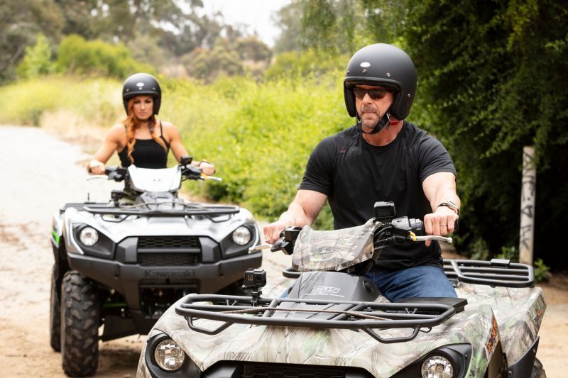 Becky Lynch and Steve Austin