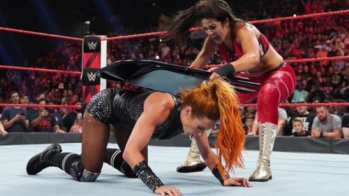 Bayley demolishing Becky Lynch