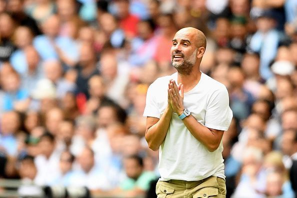 Man City manager Pep Guardiola