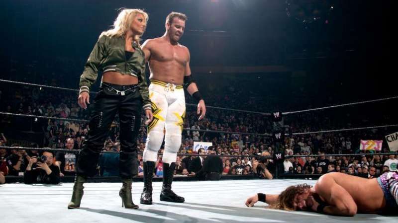 Trish Stratus turned her back on Chris Jericho