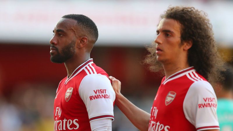 Alexandre Lacazette and Matteo Guendouzi