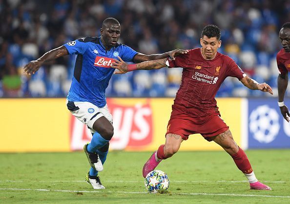 Koulibaly regularly came out on top in duels against Firmino and Mane as Napoli earned a clean sheet