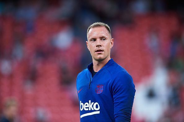 Ter Stegen got an assist against Getafe as Luis Suarez scored from his clearance