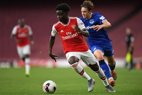 The impressive Bukayo Saka