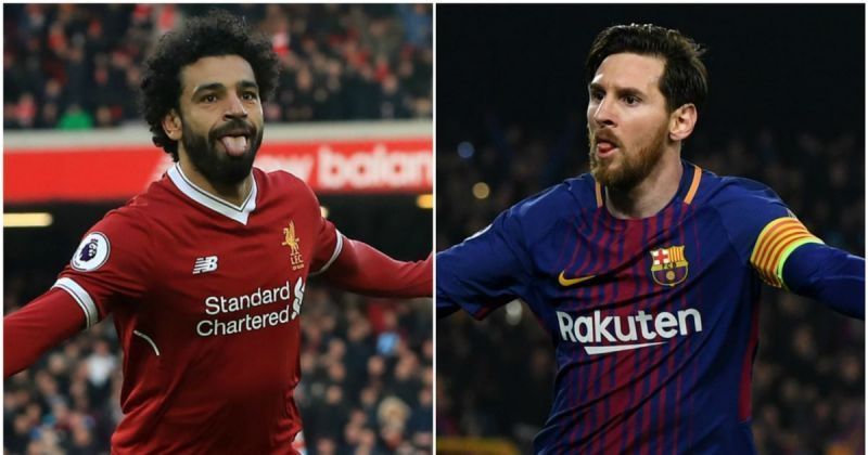 Mo Salah and Lionel Messi