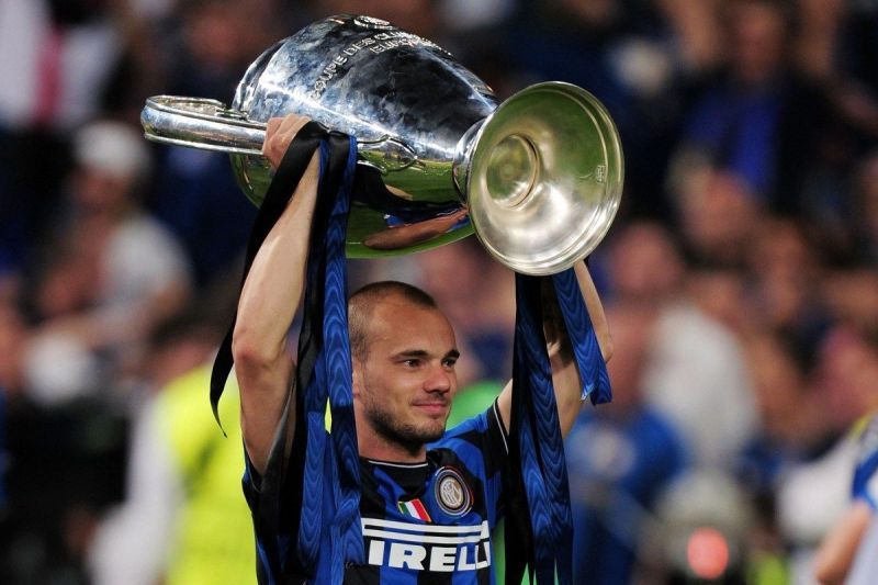 Sneijder helped inspire Inter Milan to their Champions League trophy in 45 years