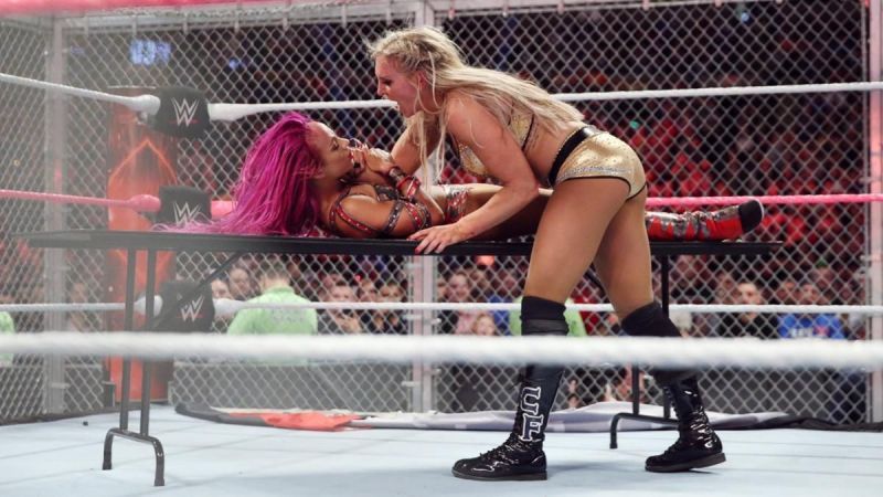 Charlotte Flair had defeated Sasha Banks to win the RAW Women's Championship at Hell in a Cell 2016