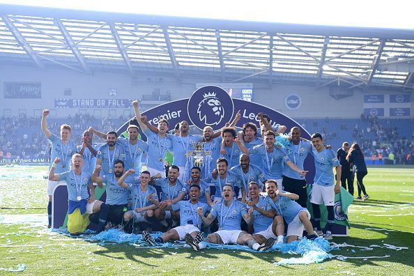 Manchester City won their second consecutive Premier League title last season