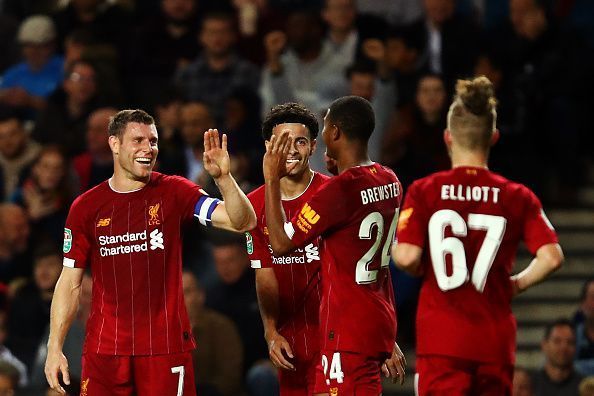 Liverpool rested players in the midweek victory over MK Dons