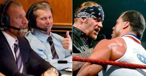 Vince McMahon and Kurt Angle's wrestling match got The Undertaker involved