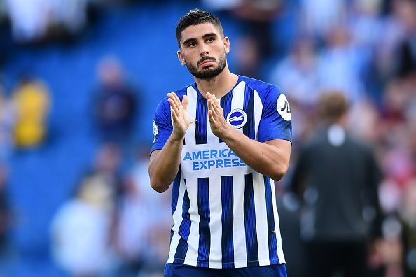 Neal Maupay has bagged two goals for Brighton so far this season