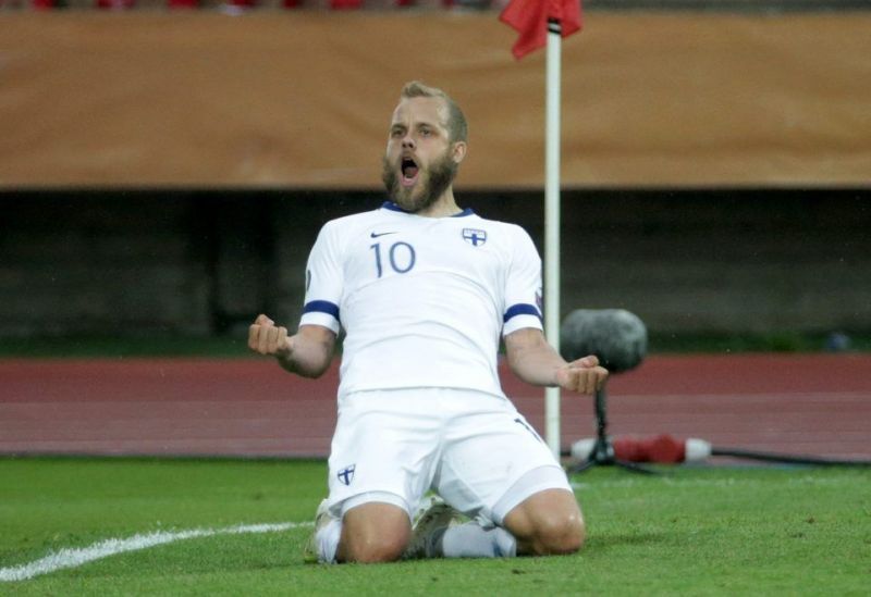 Teemu Pukki converted his penalty to hand Finland a win against Greece.