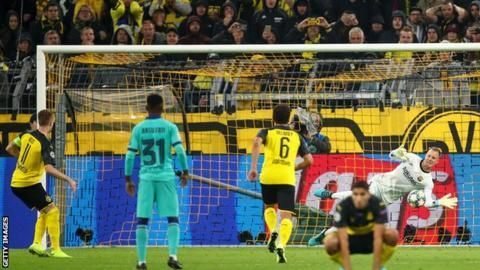 Dortmund had numerous chances to win the match