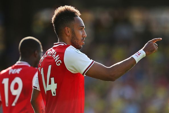 Aubameyang has been in brilliant form