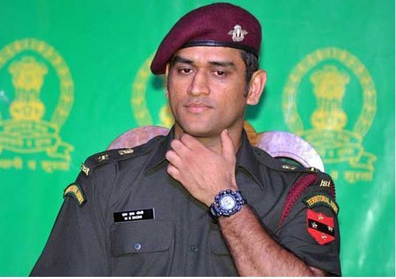 MS Dhoni took a break from cricket and served in the Indian army.